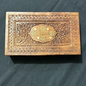 Handmade Wooden Trinket Box